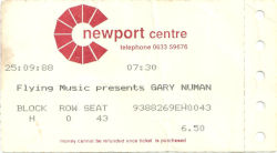 Newport Centre Ticket